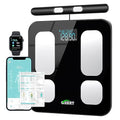Smart Scale for Body Weight and Fat Percentage Highly Accurate Digital Bathroom Body Fat Scale for BMI 28 Body Composition Analyzer 8 Electrodes Smart Scale Weighing Scale Sync with Fitness App
