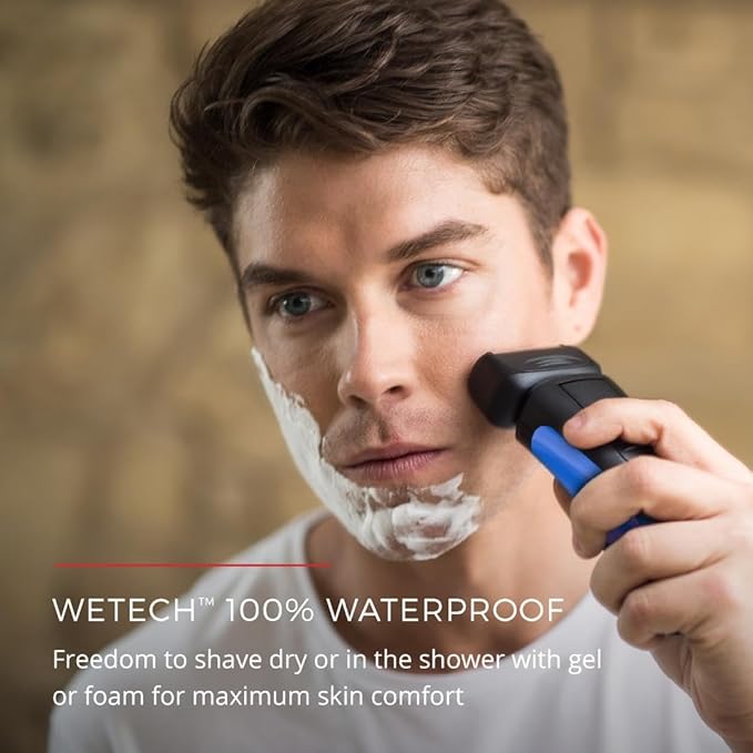 Remington Comfort Series Foil Shaver for Men Electric Shaver Pop-up Trimmer Blue PF7400E