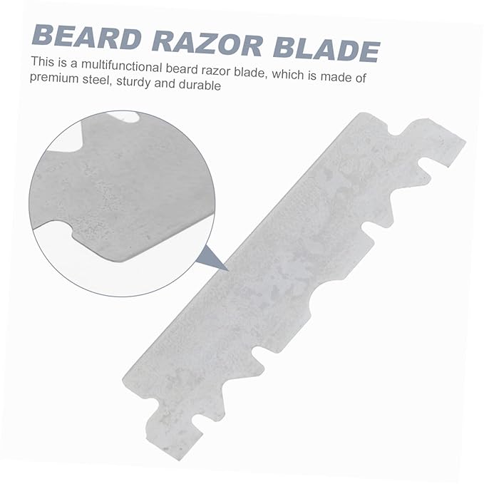 NOLITOY 300pcs Single Face for Safe Shaving Precision Old Style Barber Cutter Convenient and Lightweight Shaving Replacement Blades