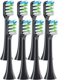 16 PCS Replacement Toothbrush Heads Compatible for X3S/X3U/X5 Electric Tooth Brush Soft Bristle Nozzles with Vacuum Packaging(16 Black)