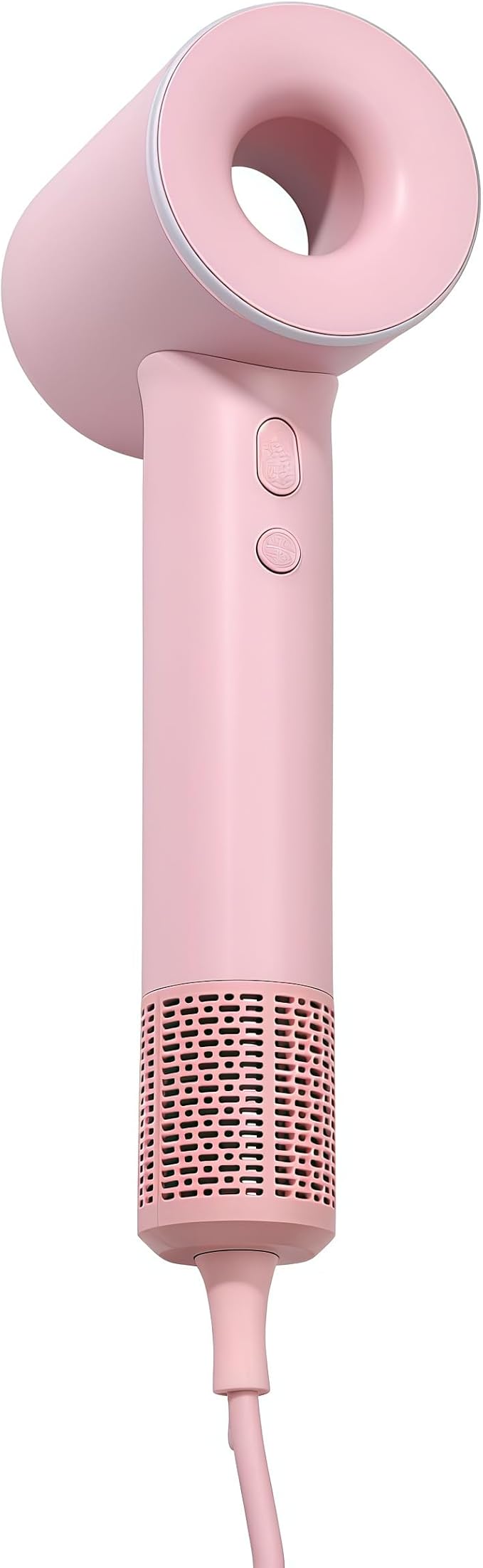 Professional Hair Dryer 1600W High-Speed Ionic Dryer with 8 Speeds Negative Ion Technology Low Noise Design Multiple Colors (Pink)