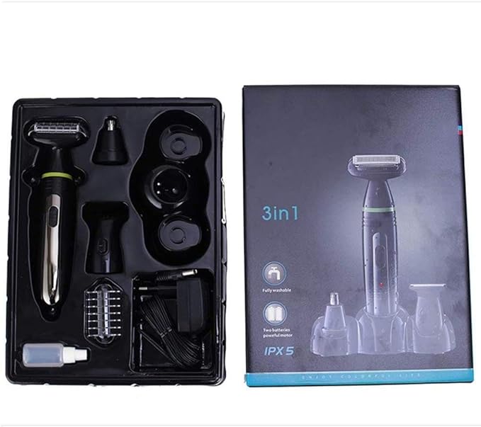 Stainless Steel Nose and Ear Hair Trimmer Professional Painless Eyebrow Ear Hair Trimmer Clipper for Men and Women