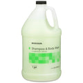 McKesson Body Wash and Shampoo - 1  Gallon Bulk Refill Full Body Wash with Aloe Cucumber Melon Scent - Sensitive Skin &amp Hair 2‑in‑1