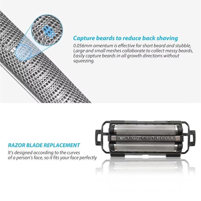 WES9015P Men's Electric Razor Replacement Foil + Blade for Panasonic WES9015Y1361