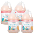 Ginger Lily Farms Botanicals Nourishing Body Wash Champagne Mimosa 100% Vegan &amp Cruelty-Free Citrus Blend Scent 1 Gallon Refill (Pack of 4)