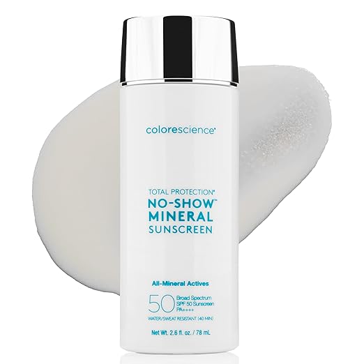 Colorescience Total Protection™ No-Show™ Mineral Sunscreen SPF 50 100% Invisible all-mineral sunscreen for all skin tones &amp types