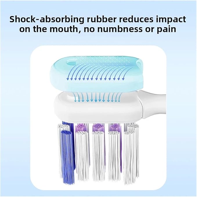 12 Pcs/Pack Electric Toothbrush Head Compatible with Adult Replacement Brush Heads(Sensitive)