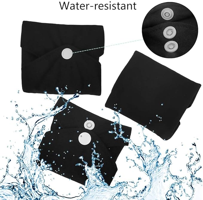 Reusable Bamboo Sanitary Towels Pads TopDirect 8 Pack Medium &amp Large (9.06 &amp 11.02) Heavy Flow Night Pads Washable Cloth Menstrual Pad with Wet Bag for Women