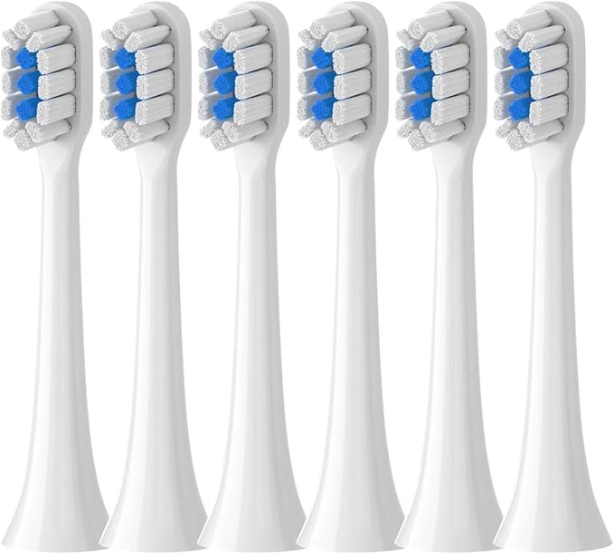 Replacement Brush Heads for T301 T302 T501 /501(T301-302-WH-6Pcs)