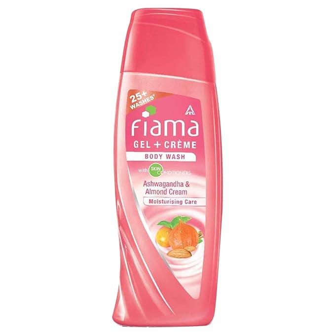 Fiama Gel+Creme Body Wash - Ashwagandha &amp Almond Cream (100ml)