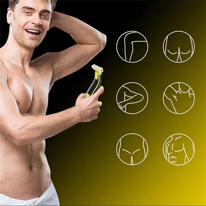 Gentle Dry Shaver (Black Yellow)
