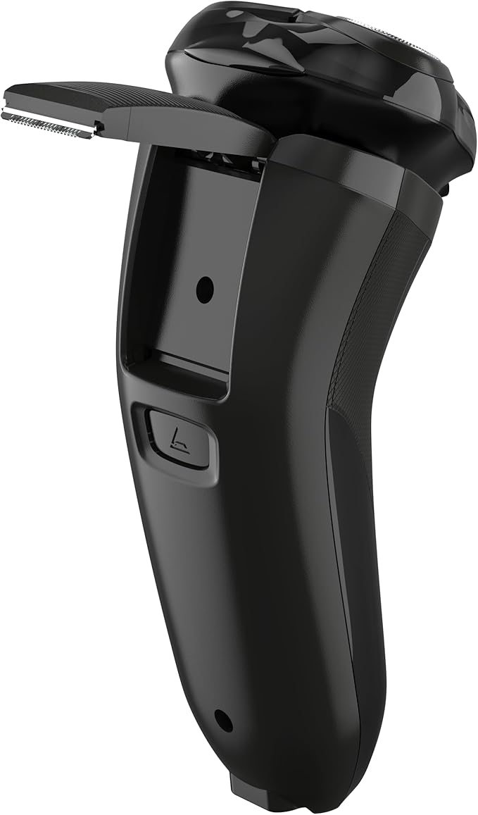 Remington R3 Style Series Rotary Shaver for Men Flexing Technology and Sensitive Skin Comfort Rechargeable Wet or Dry Electric Razor with Pop Up Trimmer and Stubble Attachment