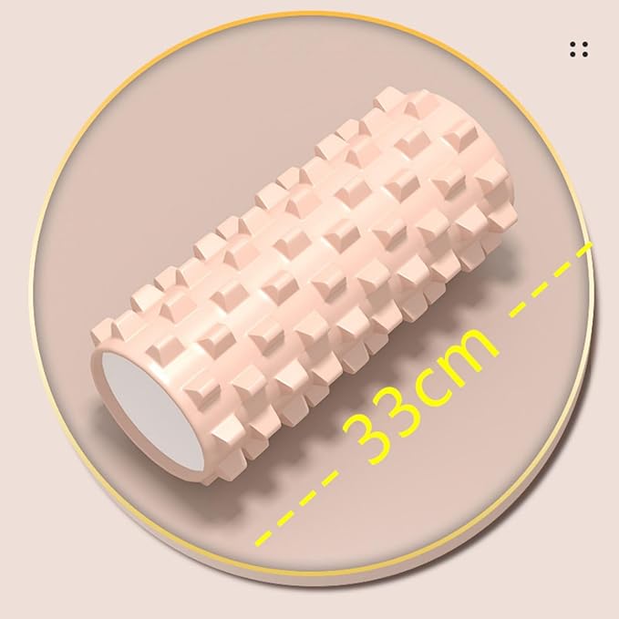 Yoga Fitness Workouts Massage 瑜伽柱EVA空心 Foam Roller SetMassage Roller Stick泡沫轴瘦小腿健身狼牙棒按摩滚轮 HomeOffice Body Electric Massagers