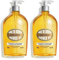 L'OCCITANE Cleansing &amp Softening Almond Shower Oil Body Wash &amp Shaving Base Purifies &amp Smooths Without Drying Skin Milky Lather Nourishing Skincare