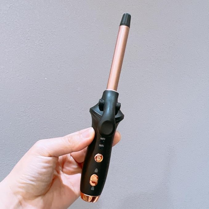 Cordless Curling Iron Rechargeable USB Rechargeable 4000 mAh Cordless Hair Curler 356°F Mini Travel Curling Iron 3 Temp Setting Travel Portable 2 in 1 Hair Straightener and Curler