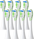 8 Pcs Replacement Brush Heads Compatibility for Diamond Series HX6064 HX6930 HX6730 Sonic Electric Toothbrush(8 Green A3)