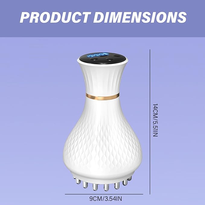 Electric Foot Massagers Ergonomic Cellulite Massager with Heating and Vibration Waterproof Body Sculpting Machine for Muscle Relaxation