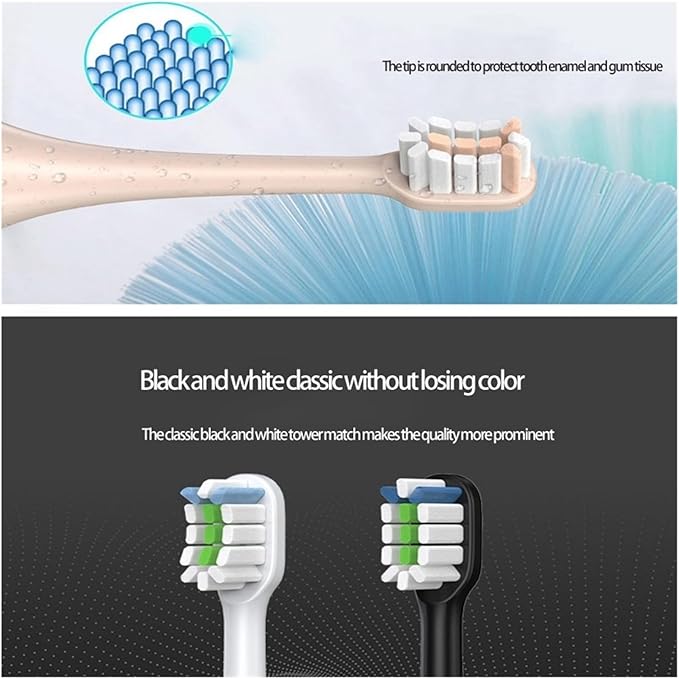 16Pcs Replacement Toothbrush Heads Compatible for SOOCAS V1X3/X3U X1/X3/X5 Tooth Brush Pink