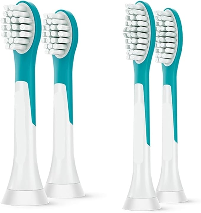Compatible for Philips Sonicare Electric Toothbrush Headfor Mini Tooth Brush Replacement Head 2 Pcs Compatible with HX63X2 Model(HX6032 for 4yr Kids)