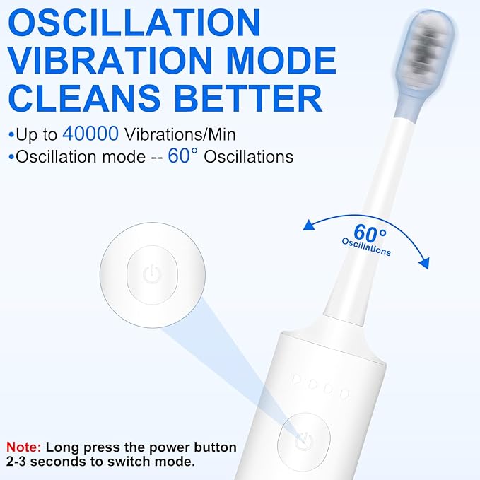 Professional 1/2 Inch Curling Iron &amp Rotating Electric Toothbrush