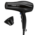 Conair Hair Dryer Style &amp Shine Natural Crystal Collection 1875W Hairdryer 3 Heat Settings 2 Speeds Blow Dryer with Concentrator Attachment Ionic &amp Hematite-Infused Ceramic Technology Bl