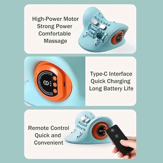 Portable Shiatsu Neck Massager with Heat - 4D Electric Massage Pillow at 26° Angle for Neck and Shoulder Pain Relief - Therapist-Designed Comfort