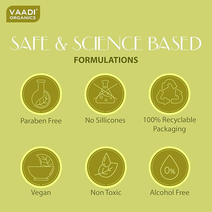 Vaadi Herbals Shower Gel - Sulfate-Free - Herbal Body Wash Both For Men And Women - 300 Ml (10.14 Fl Oz) - (Breezy Olive &amp Green Apple) (1 Bottle)