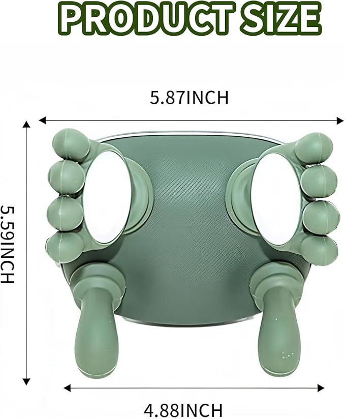 Real Touch Therapy Neck Massager USB-Powered Shiatsu Finger-Style Massager with Heating One Touch Point Deep Tissue Relief Ergonomic Fabric Finish for Home &amp Office Portable Mechanical Control