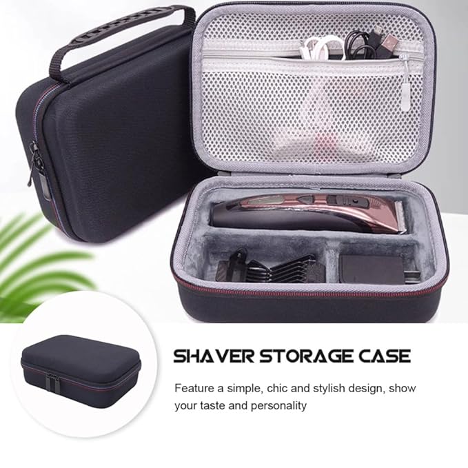 2pcs Beard Razor Storage Case Shaver Bag Travel Kit for Men Safe Razor Storage Case Compact Easy to Carry