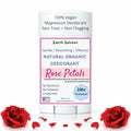 Magnesium Natural Vegan Deodorant with Dead Sea Minerals &amp Aloe Vera For Sensitive Skin 24hr Protection Aluminum Free Paraben Free Baking Soda Free Cruelty Free - For Men &amp Women (Rose Peta