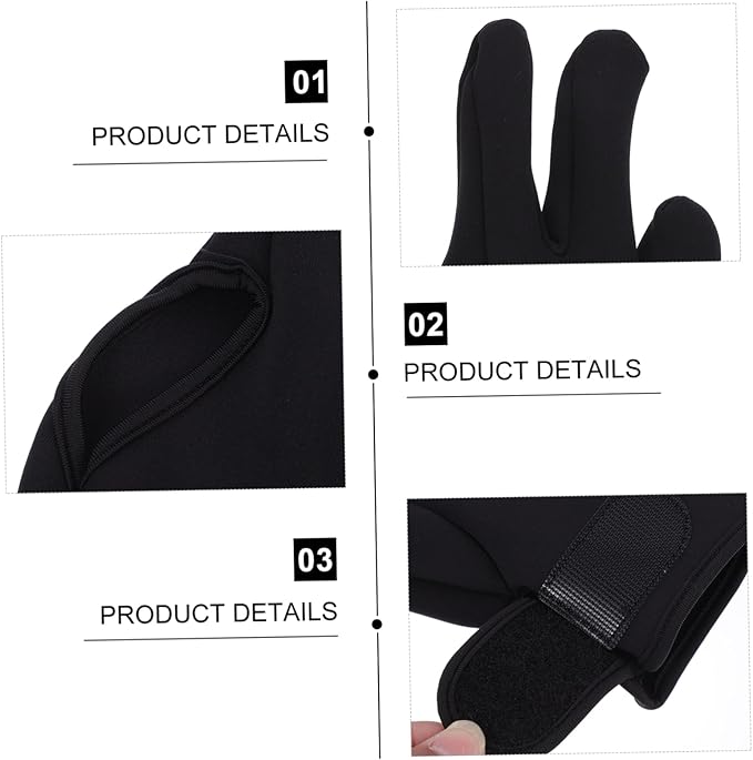 4pcs Heat Resistant Mitts Utility Gloves for Men Women Heat Hair Styling Curling Iron Mitts Finger Protectors for Hair Salon Home Use