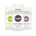 HUMBLE BRANDS Vegan Deodorant Sensitive Skin Trio with Palo Santo &amp Frankincense Mountain Lavender and Bergamot &amp Ginger 2.5 Ounce (Pack of 3)