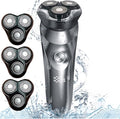 Head Shaver for Men Electric Shaver for Men Beard Trimmer Machine Shaving Electric Razor Trimmer Beard Shaving Machine with 3 Cutter Heads