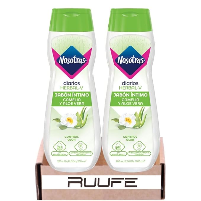 Intimate soap (2 pack) nosotras jabon intimo jabon intimo para mujer nosotras Intimate soap for woman by nosotras (Herbal)