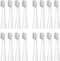 Replacement Electric Toothbrush Heads Compatible for EX3 SO4-16PCS(16pcs White)