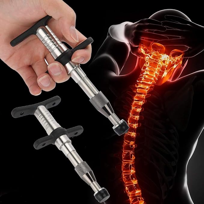HURRISE Manual Spine Correction Chiropractic Massager for Complete Muscle Relaxation