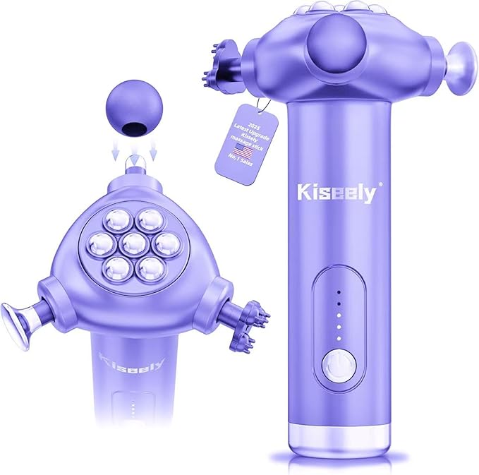 Deep Tissue Massage Gun with 5 Speeds Vibrating Muscle Massager - Therapy Massager for All Body Relief Trigger Point Therapy Massage Tool - Gifts for him/her (T3457543)