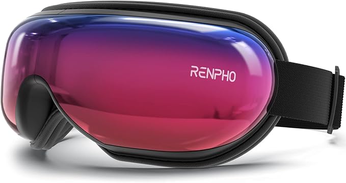 RENPHO Eye Massager with Heat Mothers Day Birthday Gifts for Mom Women Men Her FSA Eligible HSA Eye Mask for Migraine ReliefSleep Mask for Dry Eyes Relax Reduce Strain for Men Dad Eyeris 1