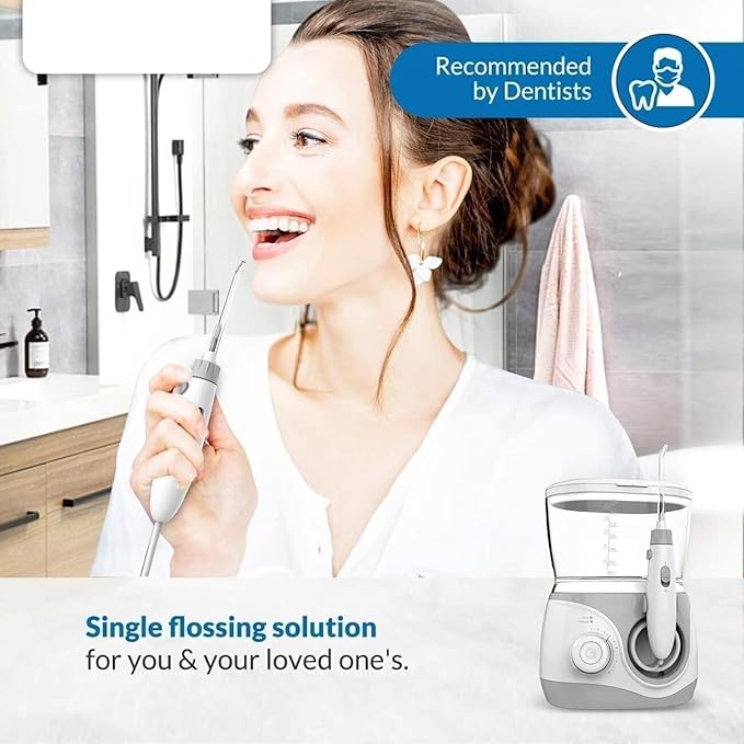 10 Setting Water Pressure | 6 Tips Water Flosser | Two Modes Clean &amp Massage