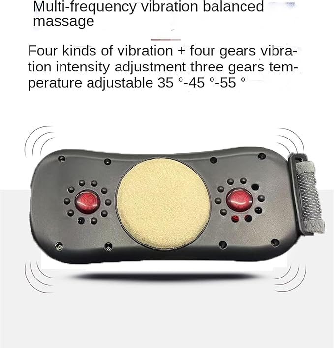 Abdominal Massager Electric Abdominal Massage Device Intelligent Timing/Multiple Modes/Multi-Part Use/Constant Temperature Hot Compress for Body Shaping Belly Legs Neck