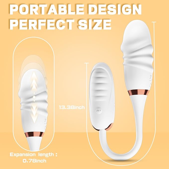 Wearable Vibrating Massager - Double Head Relaxes Muscles 9 Speeds Viboators Toy- Electric Foot Silent Personal for Sports Massage Tools Relaxation PW001 (Medium)