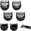 Beard Trimmer Replacement Head Compatible with Series 56 and 7 .1/2/3/5/7/9mm 6pcs Comb Trimming Attachment for Electric Shavers 5018s5020s6075cc 7071cc7075cc7085cc7020s5050cs6020s 6072cc