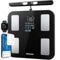 Smart Scale for Body Weight FSA&ampHSA Eligible 8-Electrode Body Composition Scale with BMI Body Fat Muscle Mass Digital Bathroom Scale with 28 Metrics Dual-Frequency BIA Analyzer with Smartphone