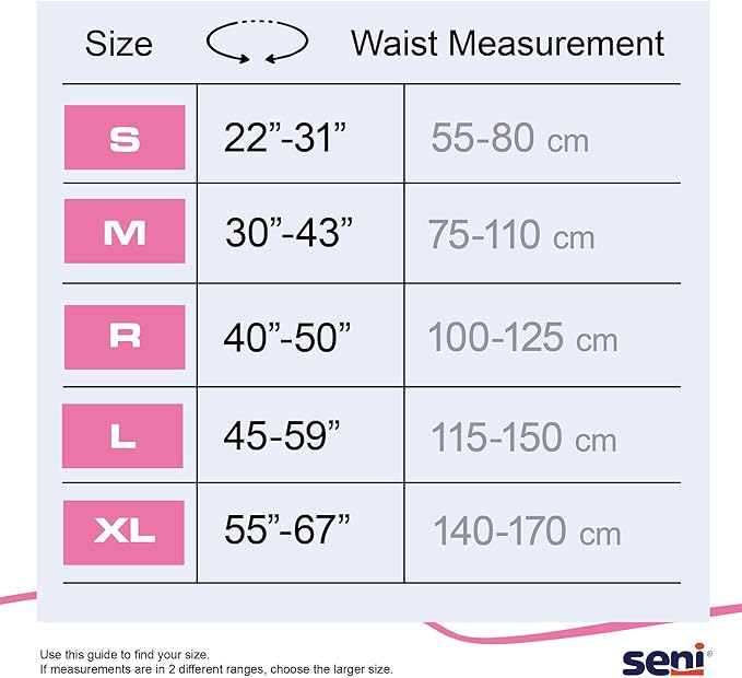 Seni Super Quatro Unisex Adult Incontinence Briefs with Tabs Size Medium (30-43) 40 Count (4 Packs of 10) Severe Absorbency Disposable Overnight Briefs for Men &amp Women