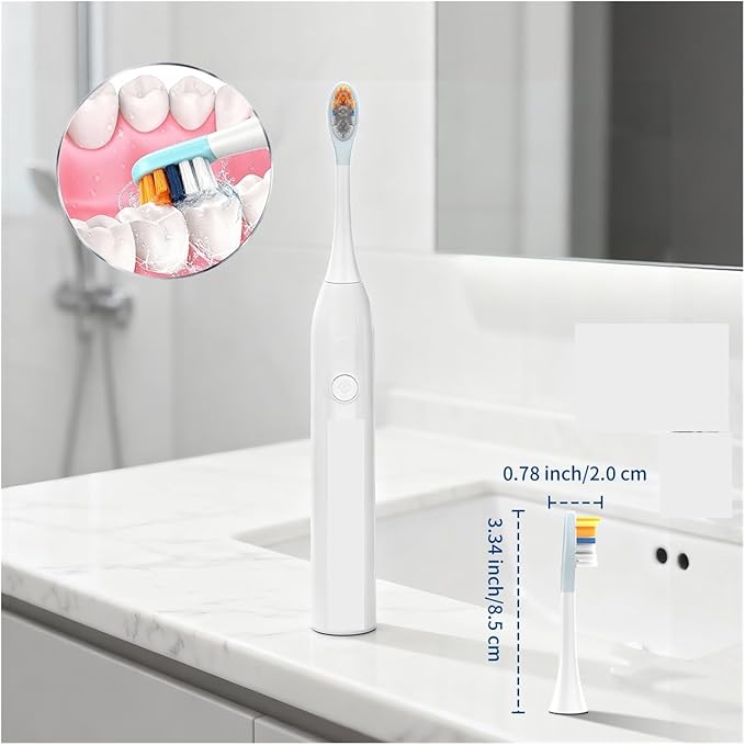 Compatible for YD02/04 Replacement Brush Heads(16pcs)