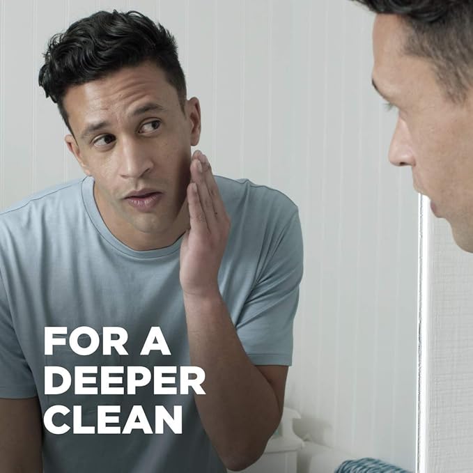 DOVE MEN + CARE Shower Tool For Stronger Healthy-Feeling Skin Active Clean Scrubs Body Wash and Face For Fresh Healthy-Feeling Skin Extra Fresh Cleanser That Effectively