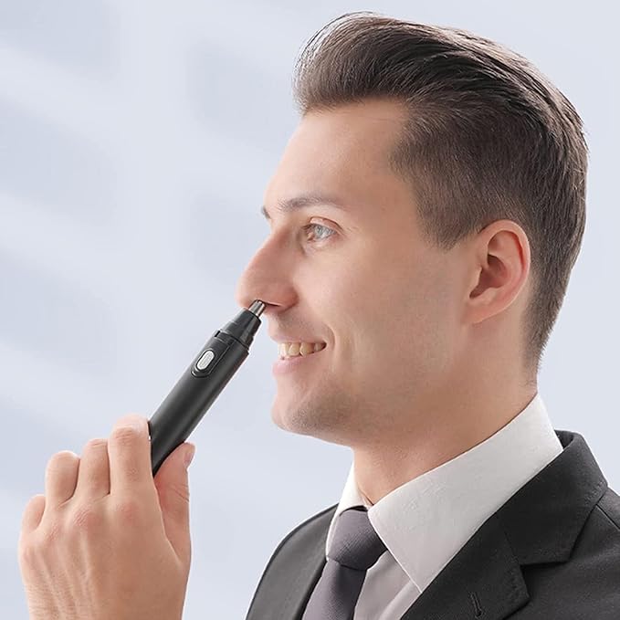 Ear and Nose Hair TrimmerUSB Rechargeable Nose Hair TrimmerProfessional Nose Hair Trimmer Clipper for Men and WomenWaterproof Dual Edge Blades for Easy Cleaning