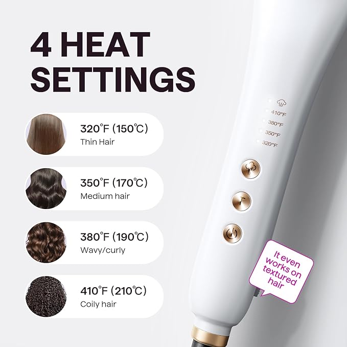 Wavytalk Pro Steam Hair Straightener Brush Steamline Pro 3 in 1 Straightening Brush Steam Reduces Damage Nourishes Hair and Expedites Straightening