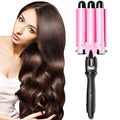3 Barrel Curling Iron Hair Curling Wands Hair Curler 25mm Curl Hair Styling Irons Hair Crimper Deep Waver for Curler with Temperature Control 1inch Curl for All Hair Type