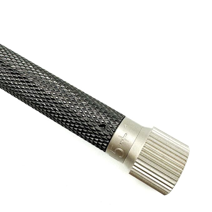 The Parker Variant OPEN COMB ADJUSTABLE Double Edge Safety Razor and 105 Blade Bundle (GRAPHITE)